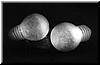 Lampjes 1992 foto op linnen 55x80cm