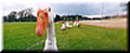 Gans 1998 kleurenfoto 70x175cm